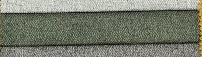 Образец мебельной ткани Твид «ёлочка»